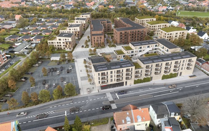 Ginnerup Arkitekter nyheder 1. Spadestik og rejsegilde til en ny bæredygtig bydel