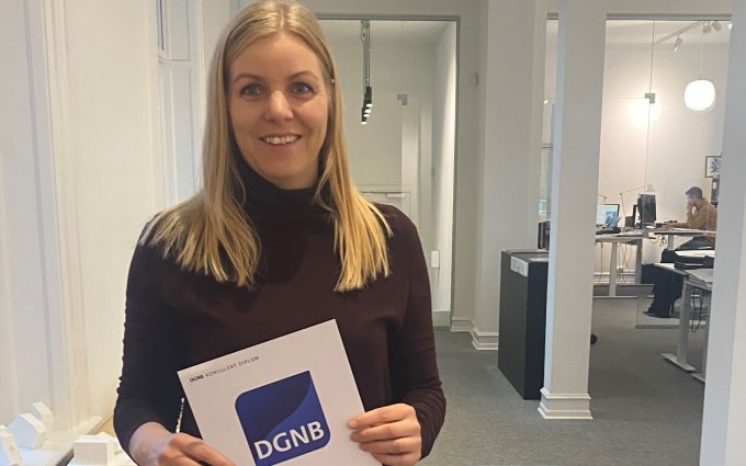 Ginnerup Arkitekter nyheder Julie er uddannet DGNB-Konsulent