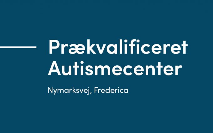 Ginnerup Arkitekter nyheder Prækvalificeret Autismecenter Nymarksvej, Fredericia
