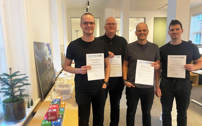 Ginnerup Arkitekter nyheder 4 nye certificerede projekteringsledere