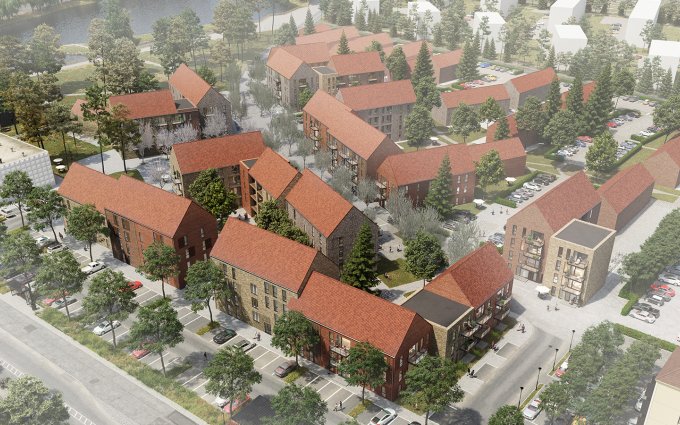 Ginnerup Arkitekter projekt Selsmosen, nyt byudviklingsområde