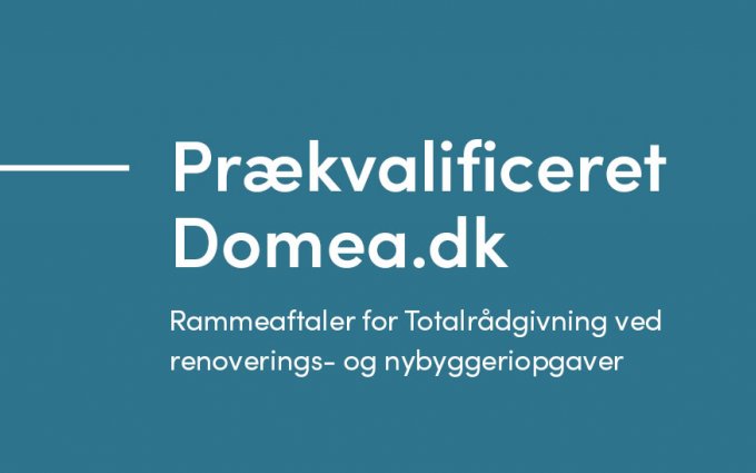 Ginnerup Arkitekter nyheder Prækvalificeret Rammeaftale Domea.dk